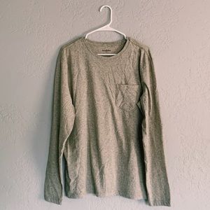 Long sleeve Goodfellow Heather grey shirt